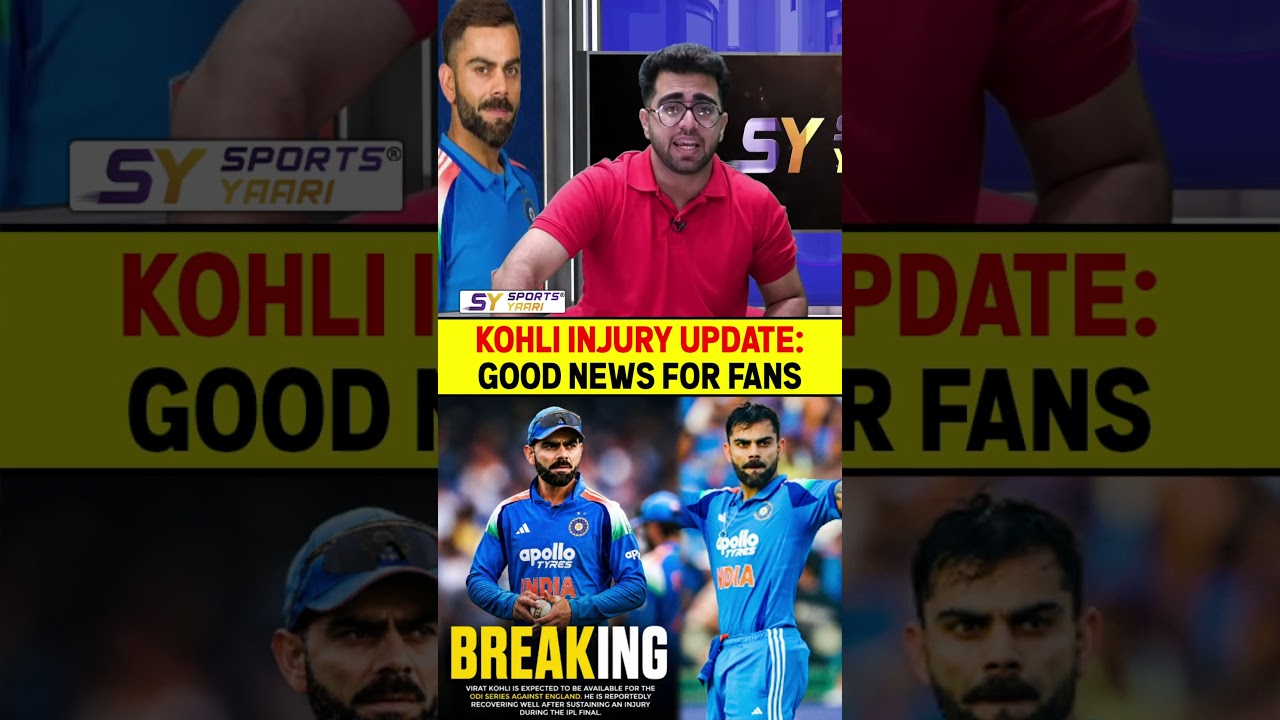 KOHLI INJURY UPDATE: GOOD NEWS FOR FANS #viratkohli #injury #update #indvsafg #indvseng