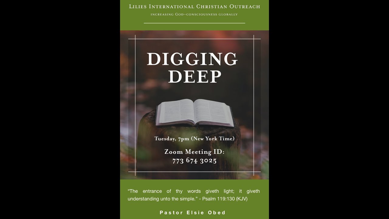 Digging Deep: Prayer of Our Lord Jesus Christ (John 17)