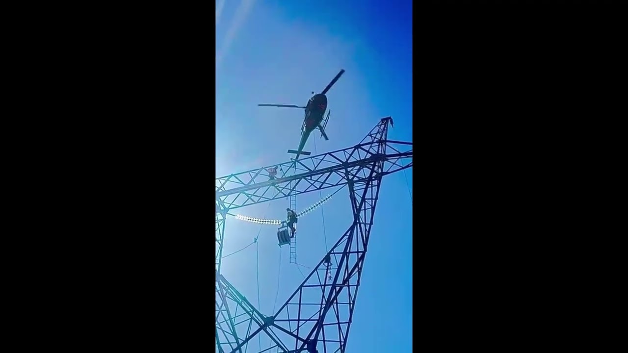 Stringing Line Ops - Sky Aviation  Helicopter Airbus H125