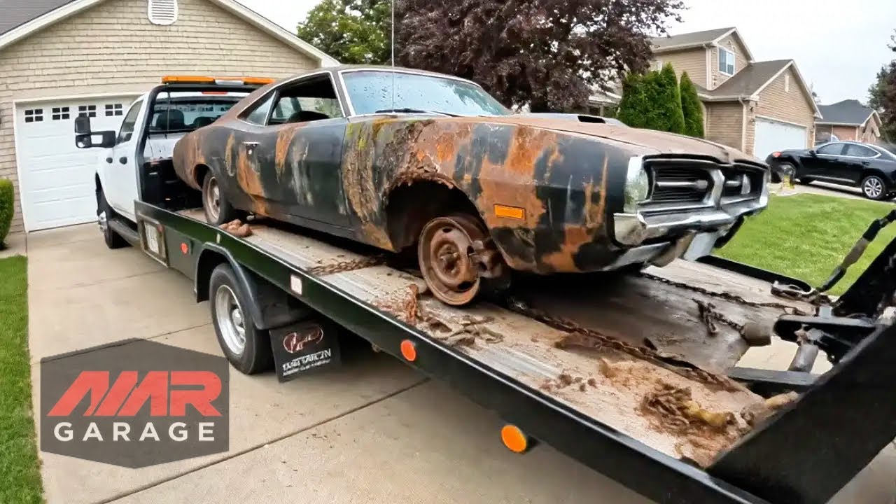 ASMR Muscle Car Restoration | 1970 Dodge Charger R/T Complete Rebuild From Abandoned Condition