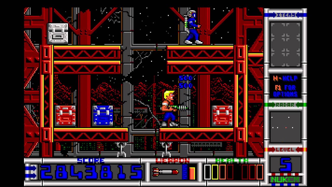 Duke Nukem II - Episode 1: Level 5 (1993) [MS-DOS]