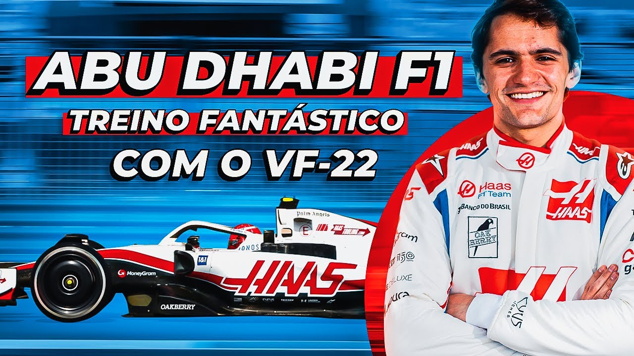 Treino FANTÁSTICO de F1 com a Haas em Abu Dhabi!