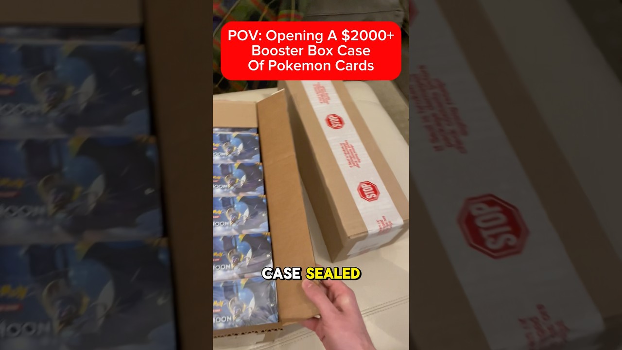 Opening A $2000+ Pokemon Booster Box Case! 💰💸 #pokemon #pokemoncards #pokemontcg