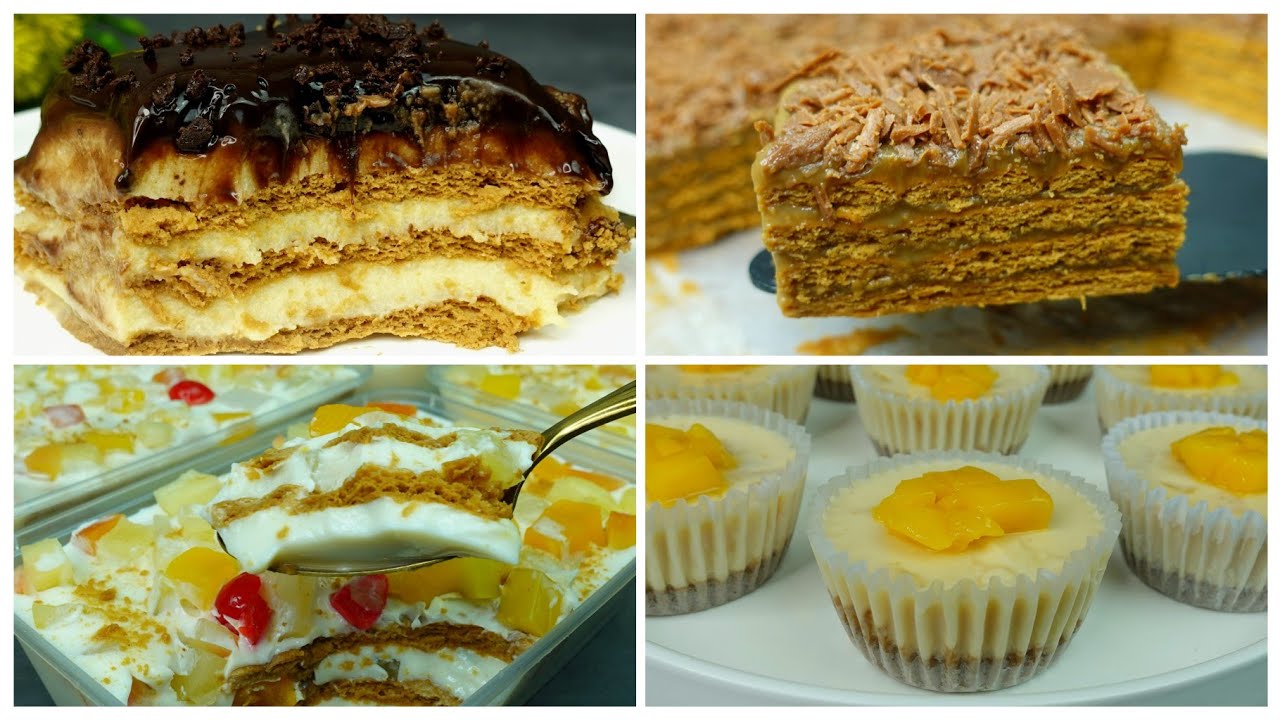 4 Easy No Bake Homemade Desserts | Graham Dessert Ideas