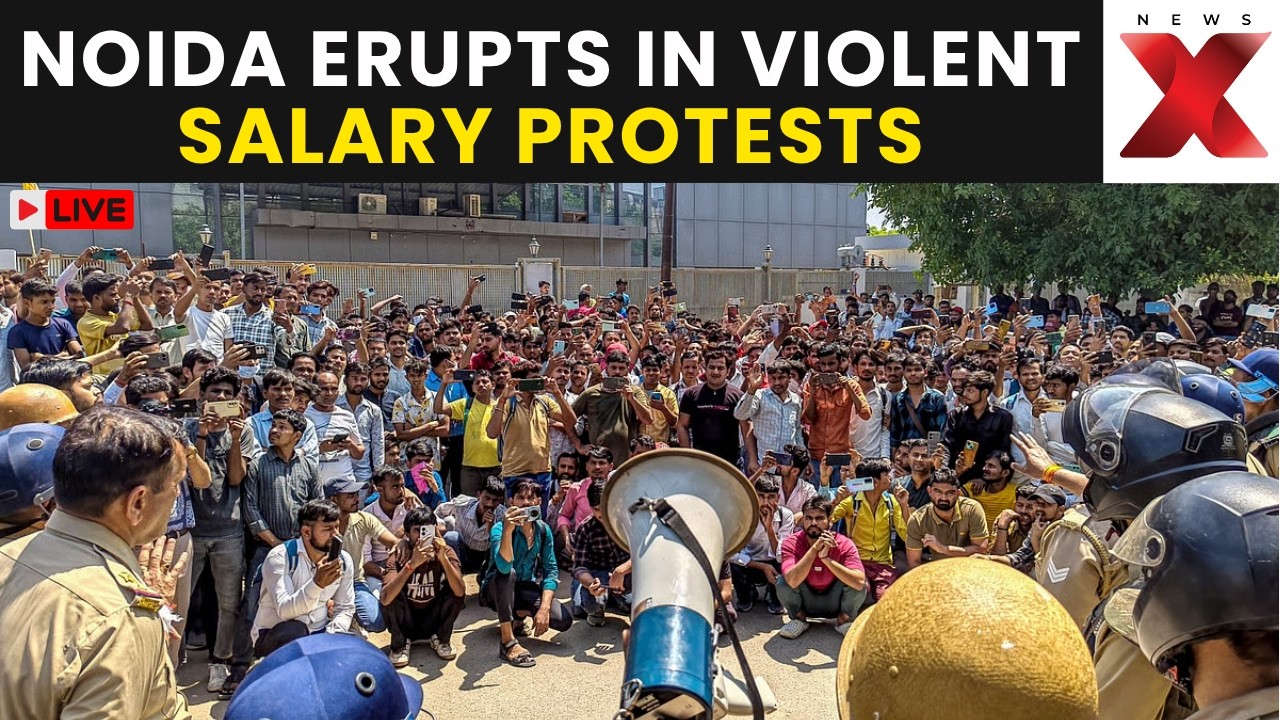 Noida protest LIVE | Noida Security Tightened After Violent Protests Over Salary Hike Demand