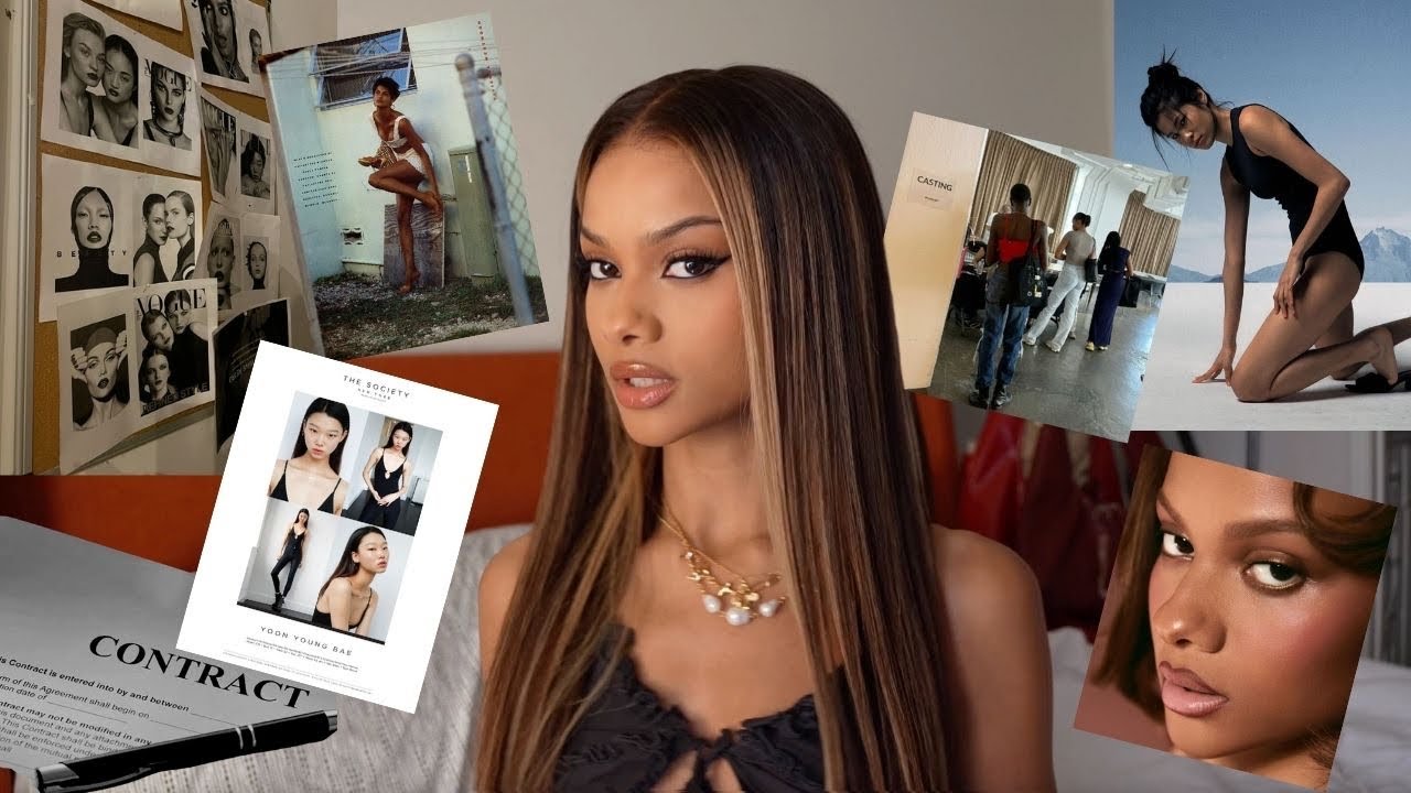 becoming a model (portfolio, getting signed, paid, booked, social media)