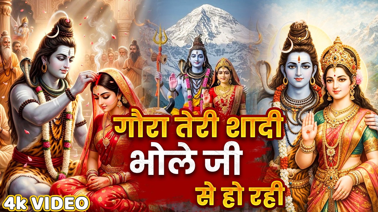 गौरा तेरी शादी भोले जी से हो रही | शिव विवाह गीत | Shivratri Song | New Shiv Bhajan | Mahashivratri