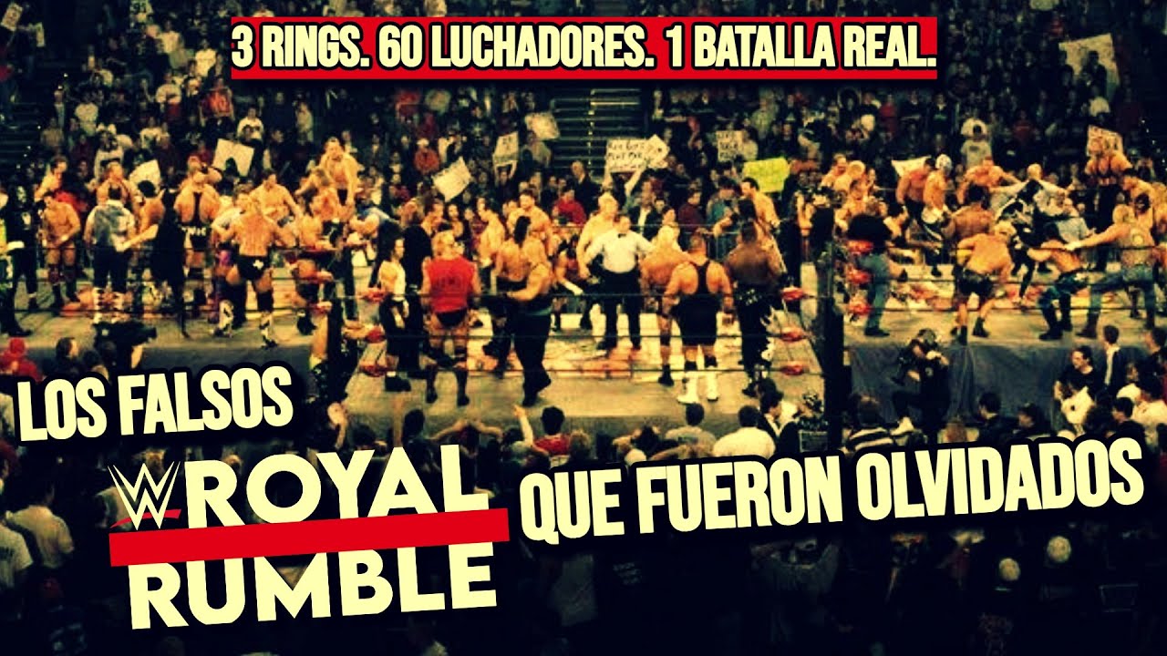 Los FALSOS ROYAL RUMBLE de 60 LUCHADORES que WWE NO QUIERE QUE RECUERDES ⚠️ | Mr. Dabliuh