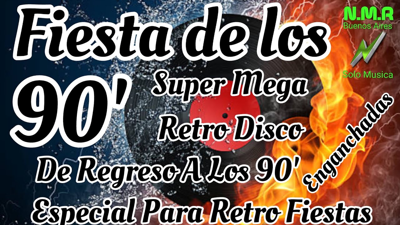 SUPER MEGA MIX RETRO DANCE DE LOS 90' CON TODO LO MEJOS DE LA MUSICA DANCE. 