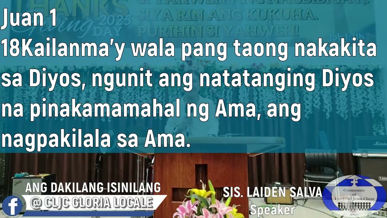 CLJC Gloria | Sambang Umaga 2025 - Day 9 | Ang dakilang isinilang