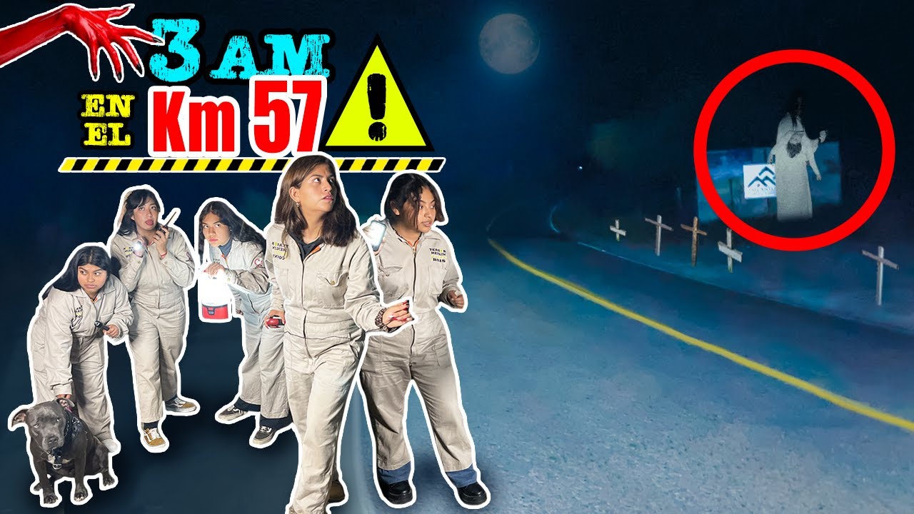 🧟‍♀️3 AM en el KILOMETRO 57🔦⚠️¡NUNCA DEBIMOS BAJARNOS DEL CARRO! ✝️|TERROR MERLIN