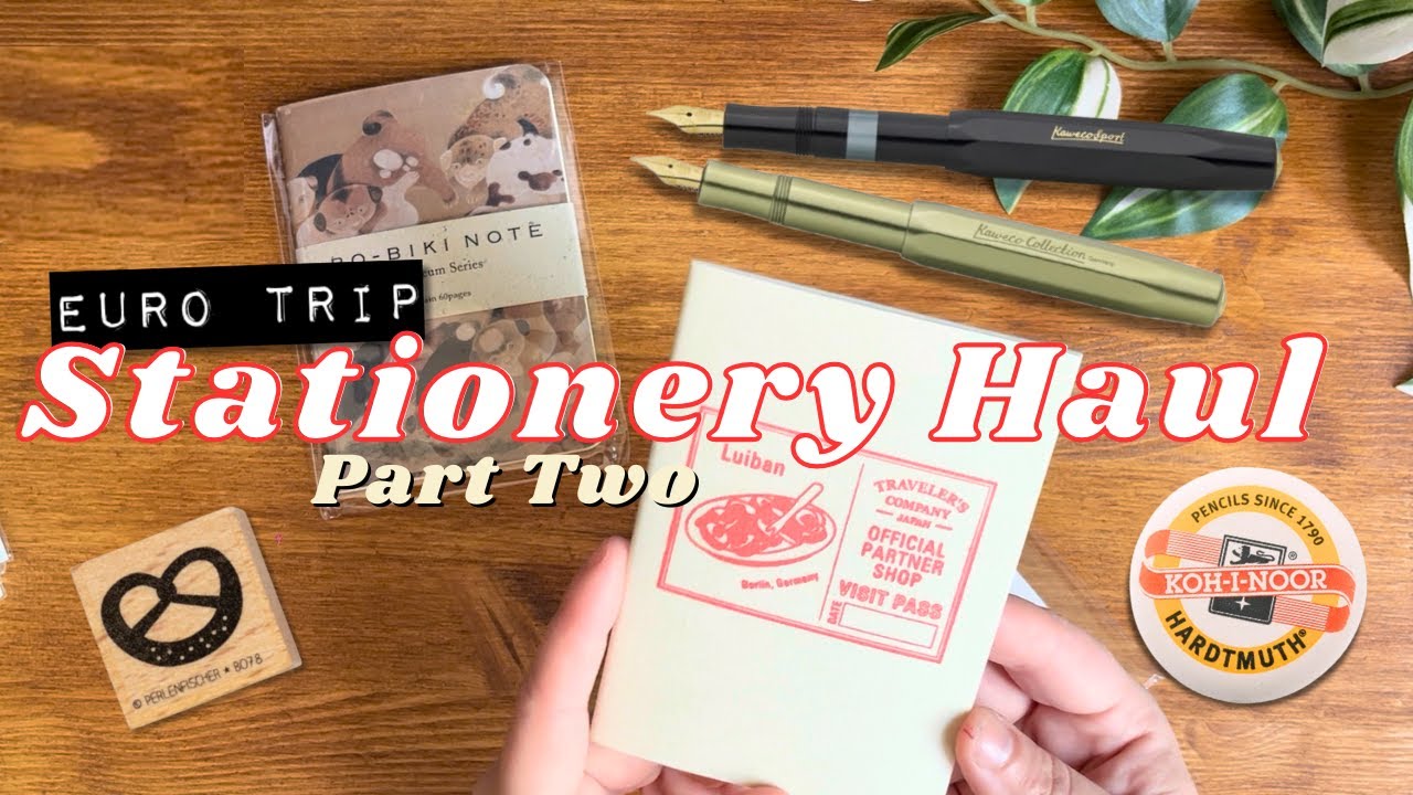 European Stationery Haul - Part Two - Stationery Shopping in Europe - Berlin, Prague - Kaweco