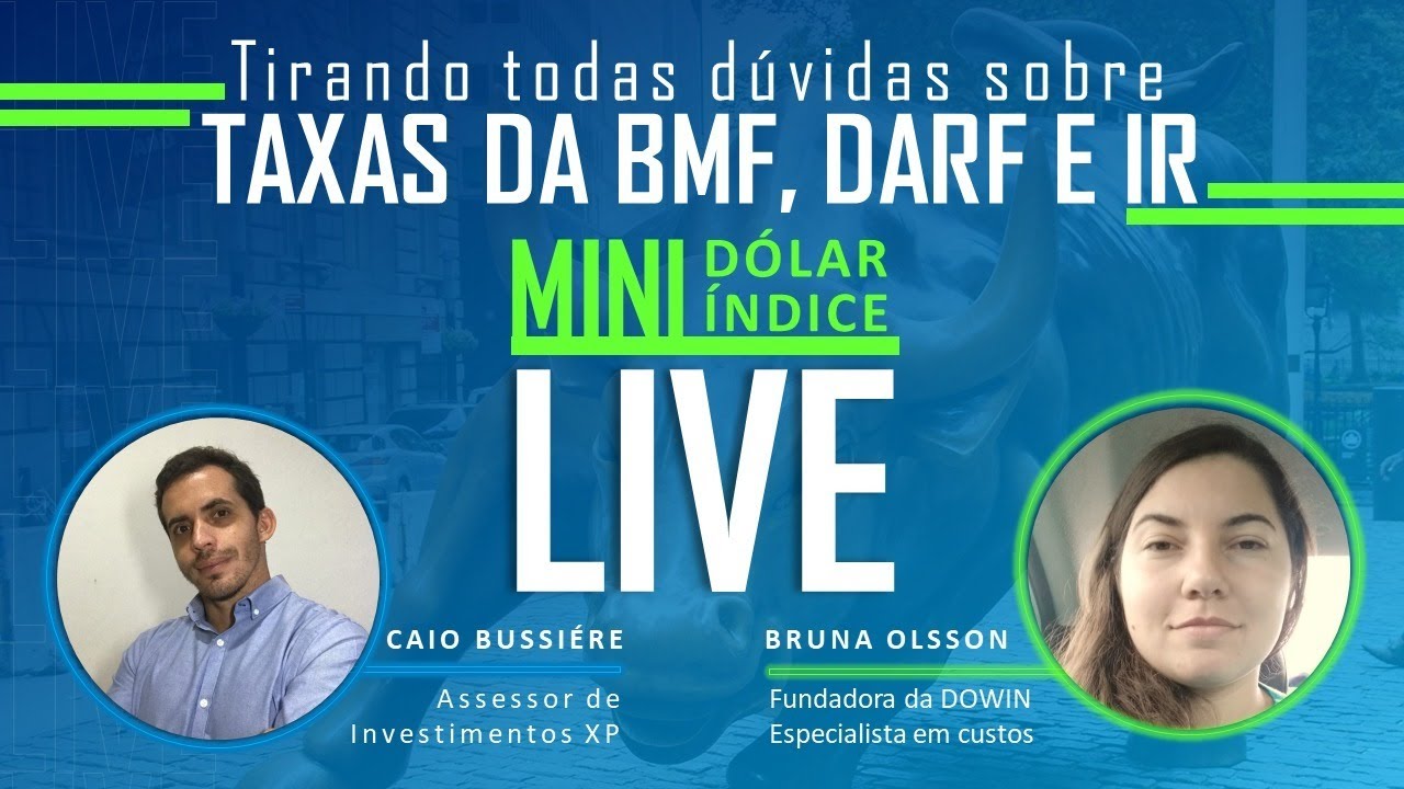 🔴 LIVE: TIRANDO TODAS AS DÚVIDAS SOBRE TAXAS DAY TRADE (BM&F)  - DARF - IR