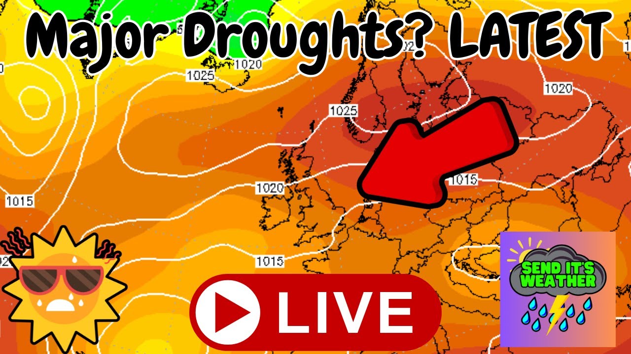 [🔴LIVE] MAJOR Droughts and Warmth Latest! | UK Weather Forecast
