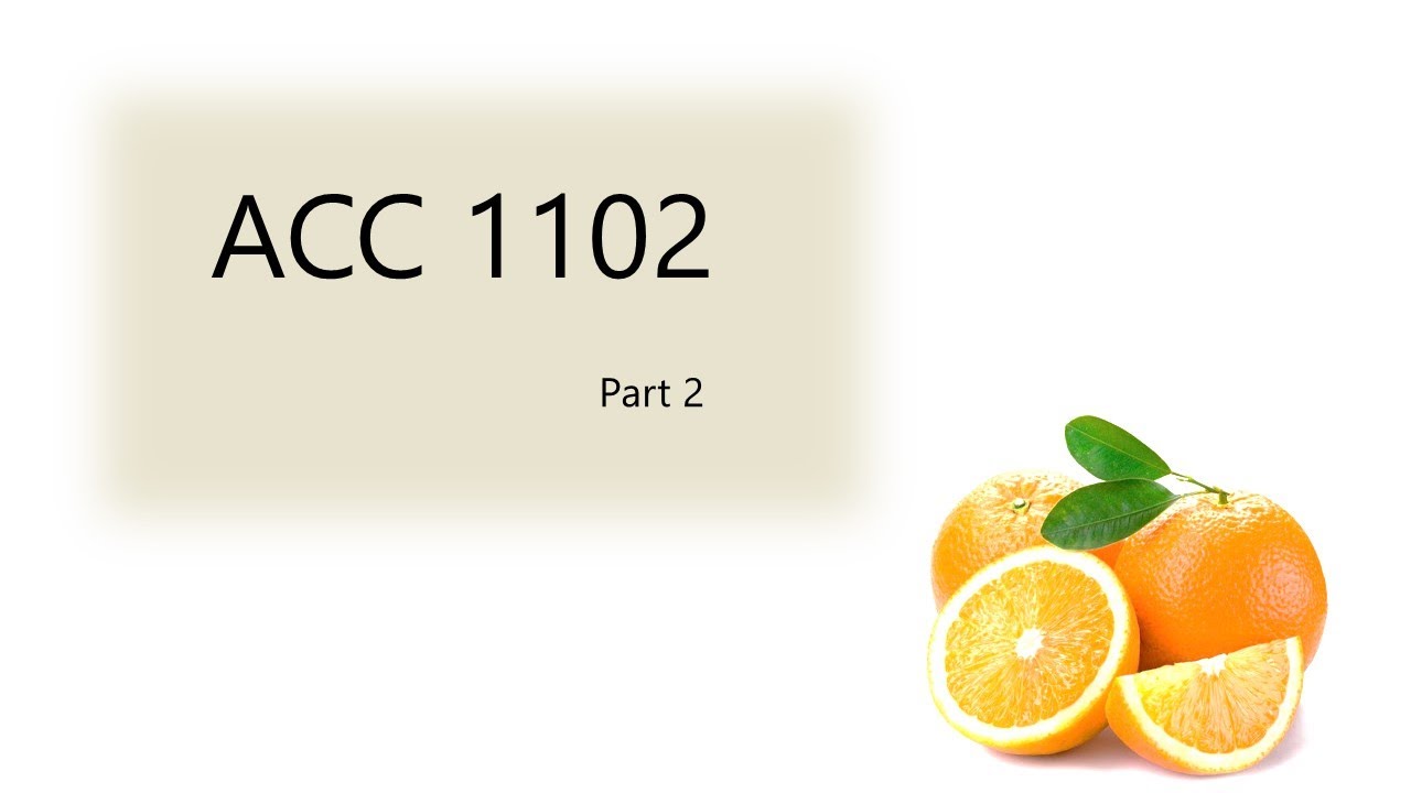ACC 1102 เฉลยใบสำคัญจ่าย