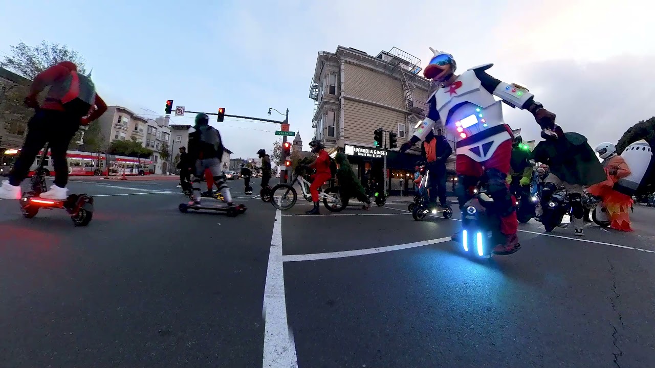 Halloween E-ride in San Francisco!