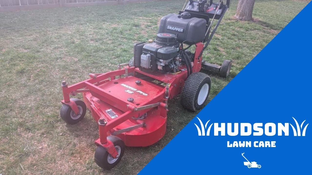 Snapper Pro 36 inch hydro walk behind mower overview and mowing (SPLH140KW)