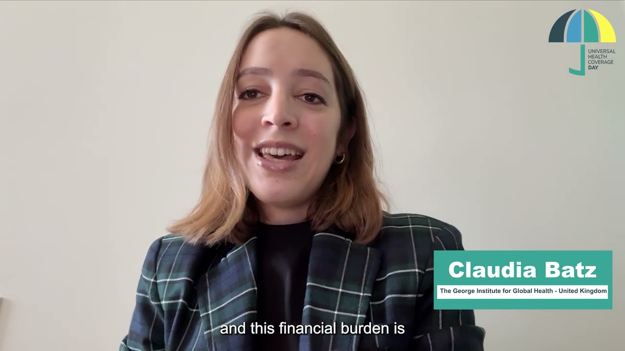 UHC Day 2024 Stories - Claudia Batz, The George Institute for Global Health
