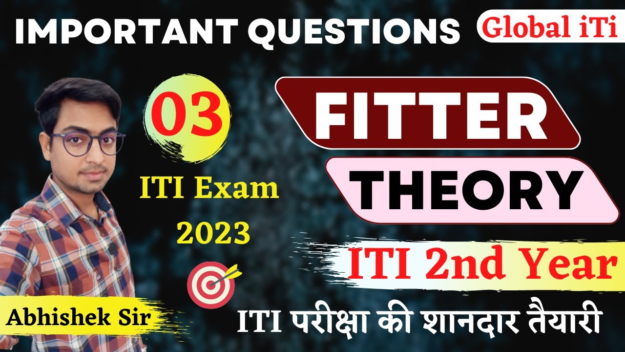 Fitter Theory 2nd Year Important Questions Class-03 | ITI Exam 2023