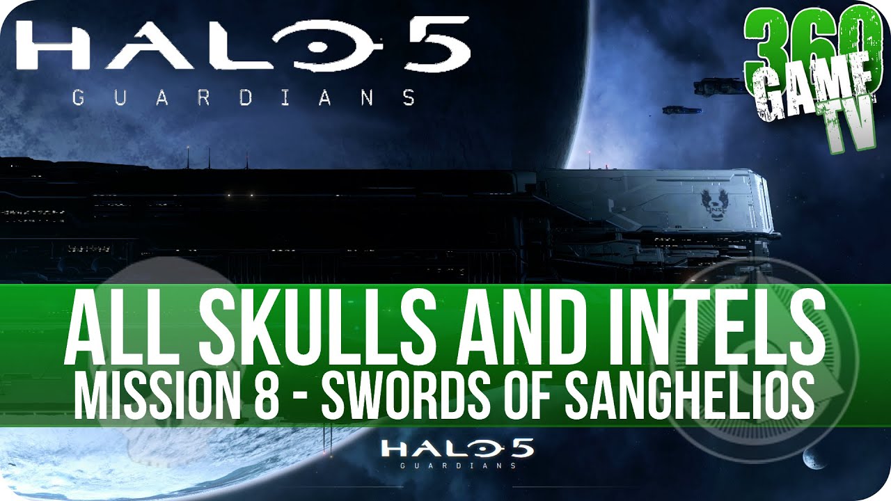 Halo 5 Guardians Skull and Intel Locations Mission 8 Swords of Sanghelios (Collectible Guide Part 8)