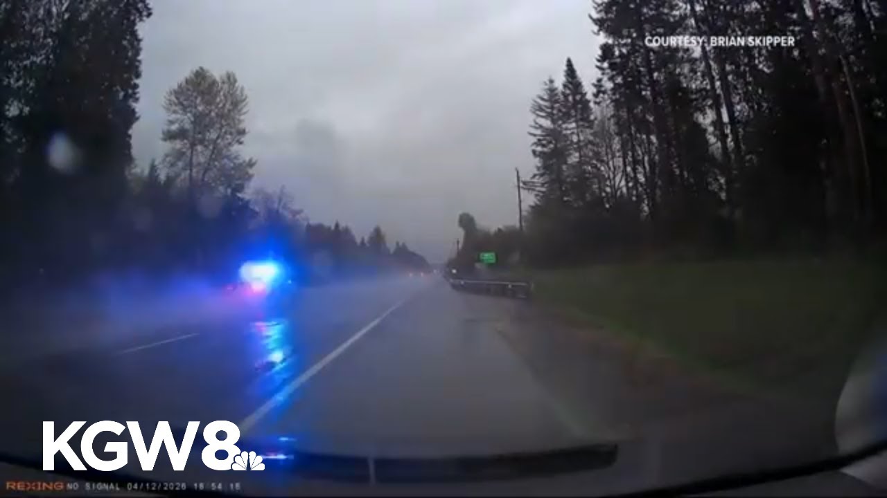 Dashcam shows Highway 26 pursuit before suspect shot near Welches