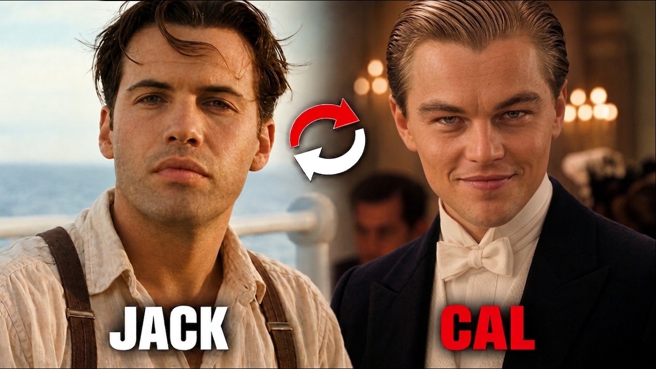 Titanic, But DiCaprio is Cal and Billy Zane is Jack