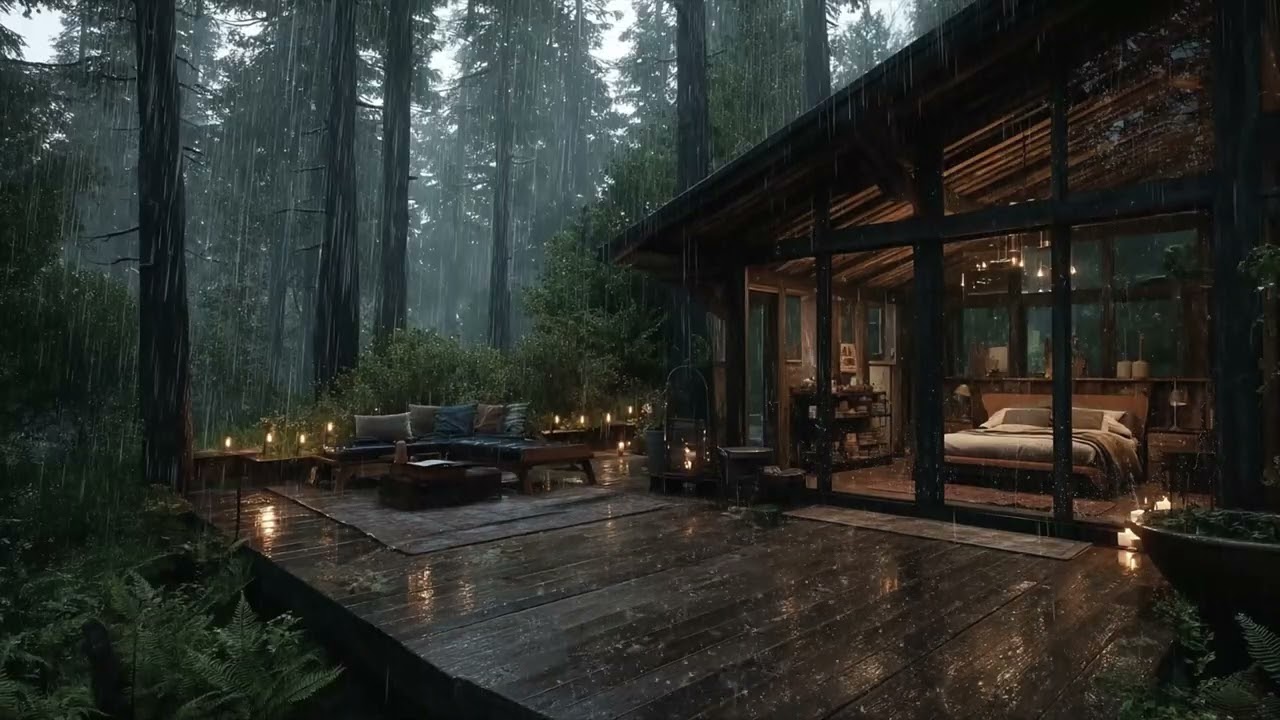 Sleep Music with Gentle Rain to Calm the Mind and Ease Anxiety