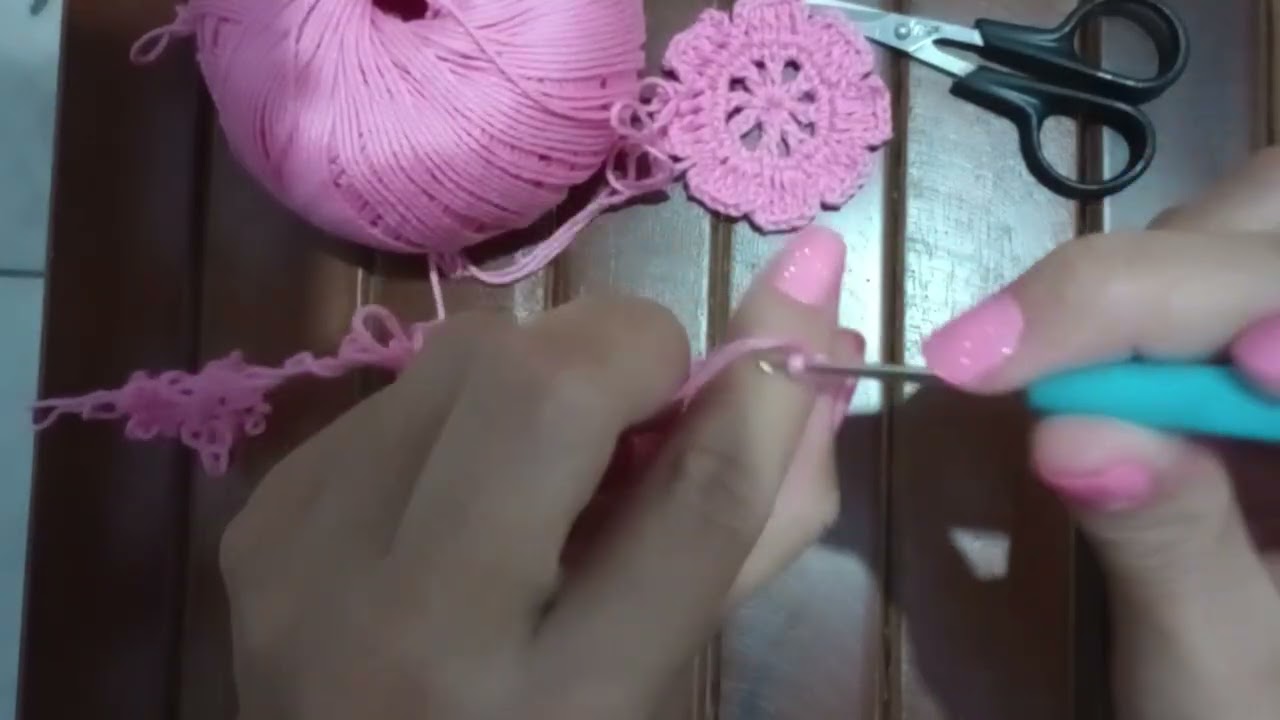 Crochê passo a passo: Flor em crochê 