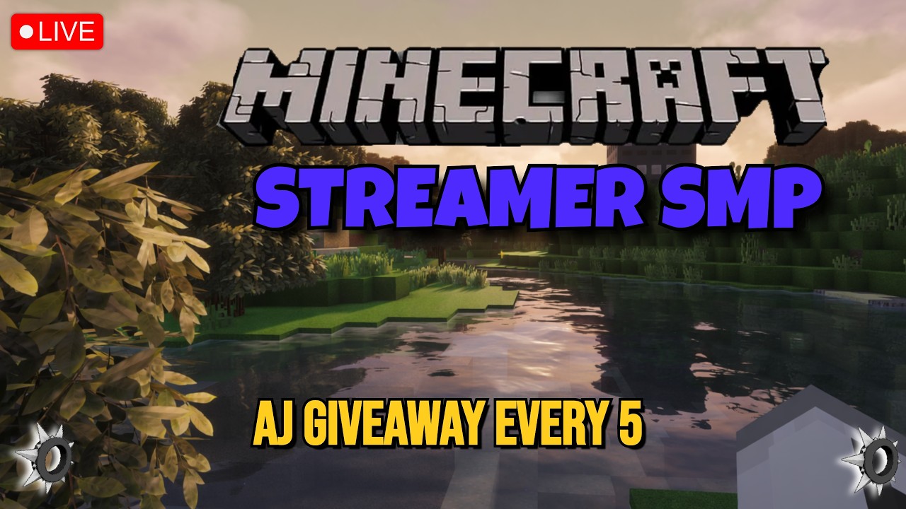 🔴 Minecraft TwitchiFactory - Public Streamer SMP  | AJ SPIKE COLLAR GIVEAWAY EVERY 5