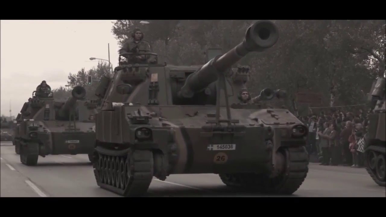 Греческий военный марш - Армия идёт Περνάει 'ο Στρατός   720p HD