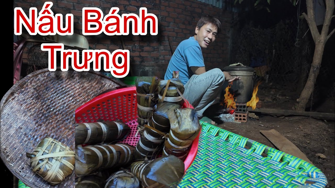 Gói Bánh Trưng và Tình Hình Tết Đêm 27 Quê Thầy Minh Tuệ