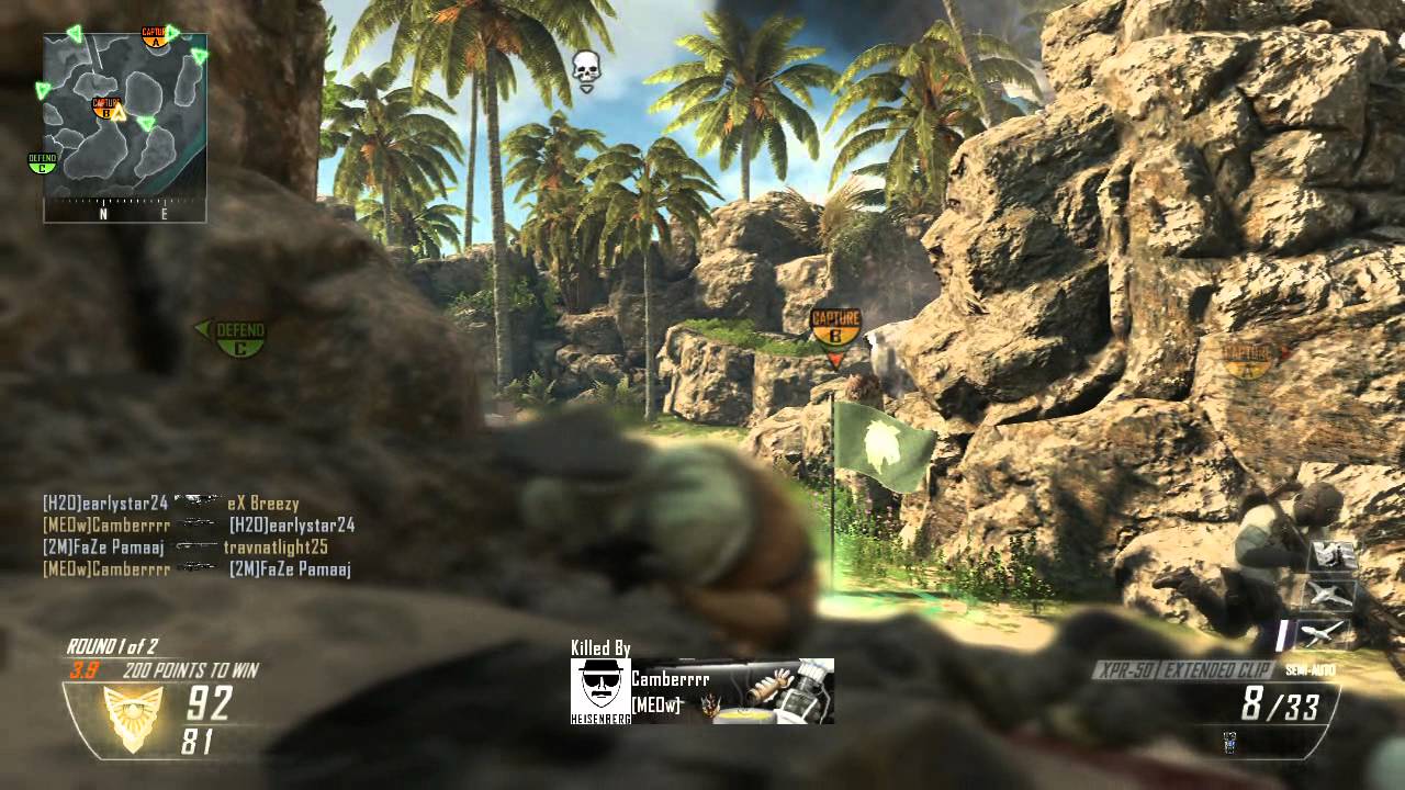 FaZe Pamaj - Black Ops 2 Sniping First game on Cove