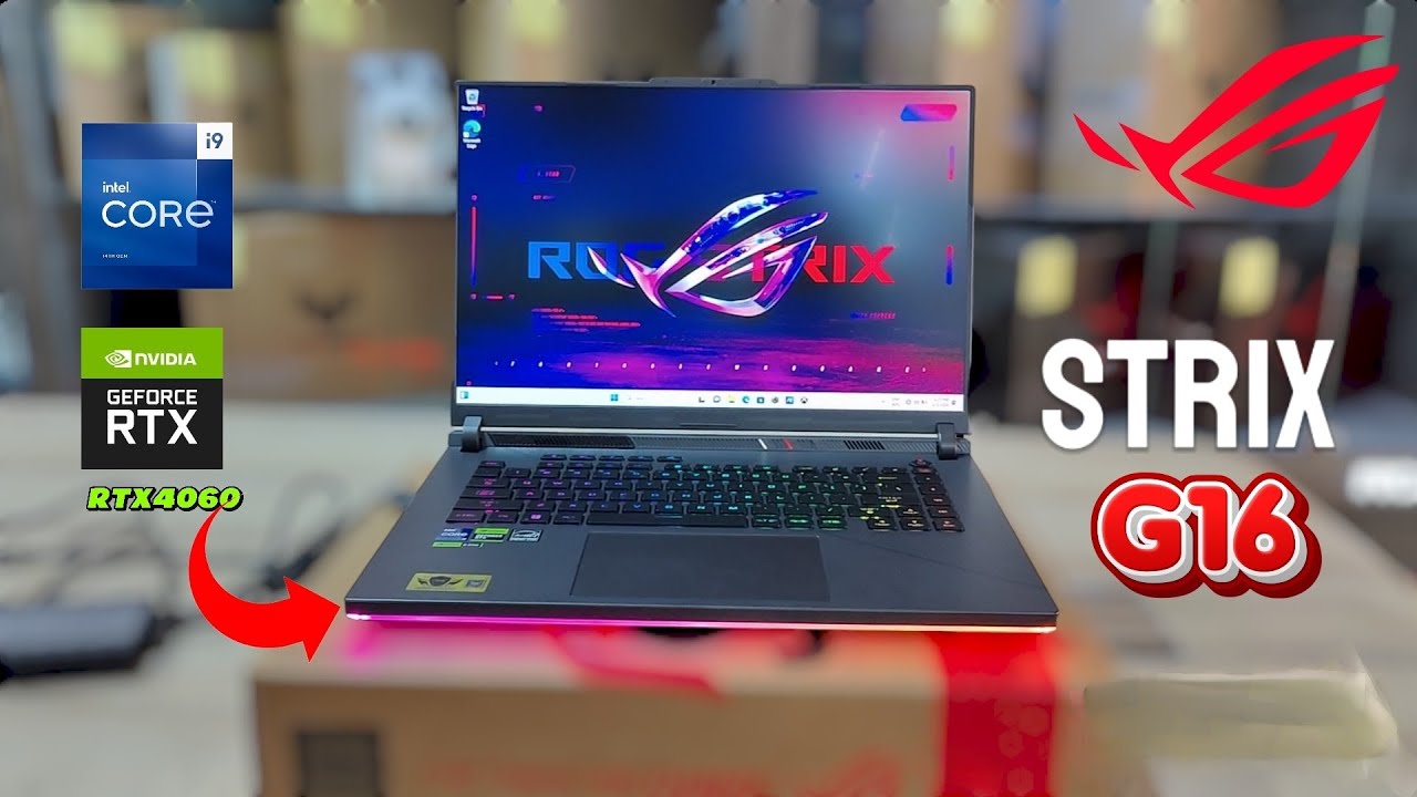 Unboxing and Review of the ASUS ROG STRIX G16 Gaming Laptop 2024