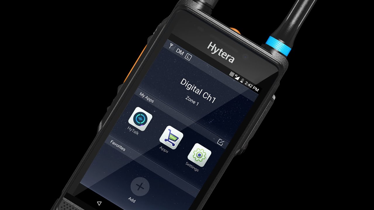 Hytera's New Multi-mode PDC550 handportable Digital Two-way Radio