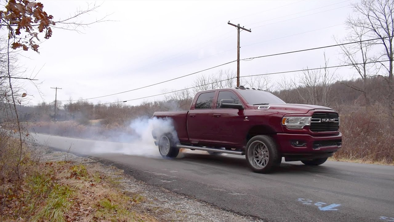 The 5th Gen RIPS!!! Boosted Launches and Burnouts in the 2021 Ram 2500 Cummins.