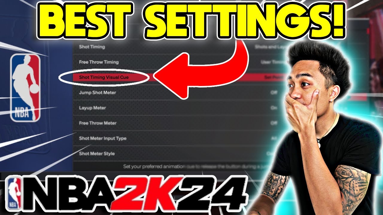 THE BEST SETTINGS TO USE IN NBA 2K24! (Win More Games)