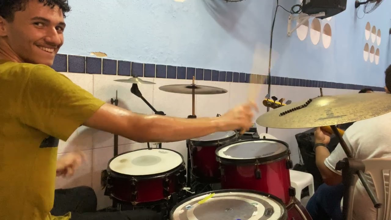 NOVA ESTRADA - NOVO SOM 🥁😎 DRUM #drummer #novosom #drumcover #bass 