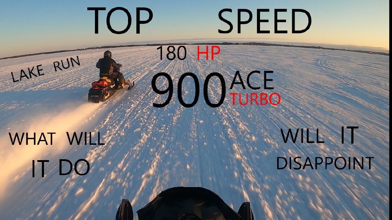 TOP SPEED ON 900 ACE TURBO