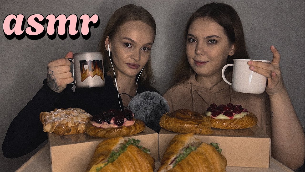 асмр итинг ☕️🍩 юзаем БУЛОЧКИ на максимум🍰🍔