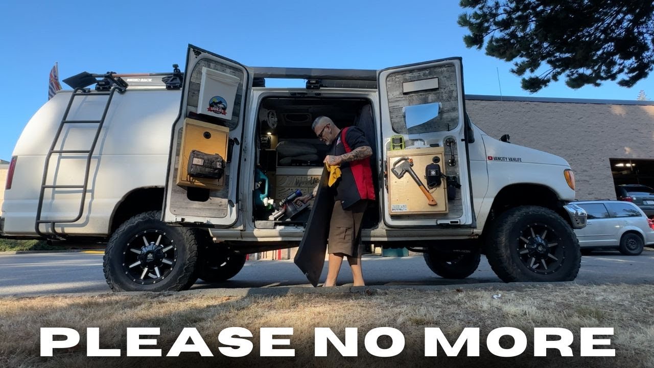 I WANT MY VAN LIFE BACK. PLEASE GO AWAY...BYE BYE COLD!