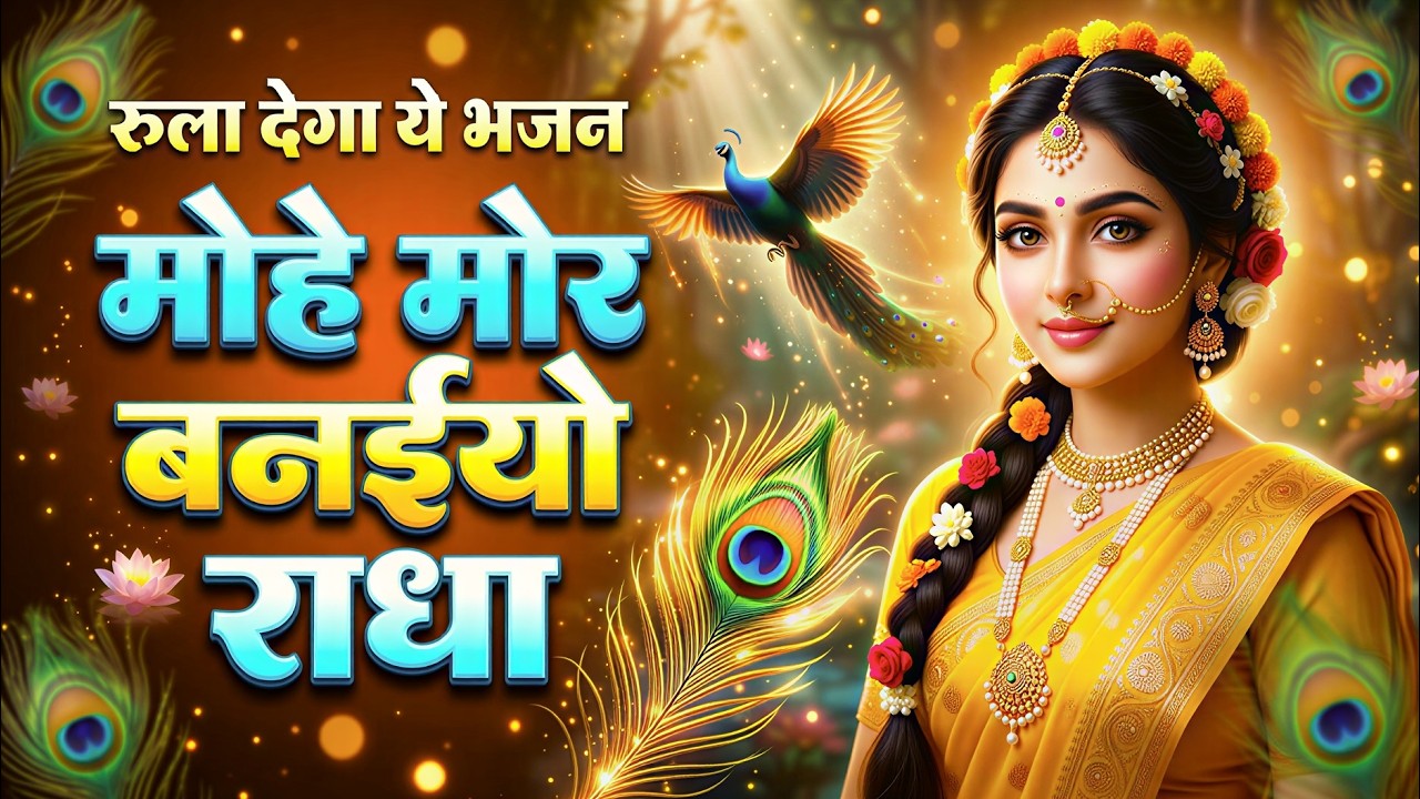 मोहे मोर बनइय्यो राधा | Mohe Mor Banaiyo Radha Apne Vrindavan Ko | Peaceful Radha Krishna Bhajan