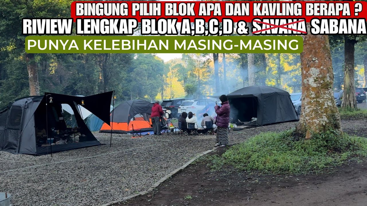 REFERENSI BLOK / KAVLING DI RENGGANIS CAMPSITE | CIWIDEY | BANDUNG