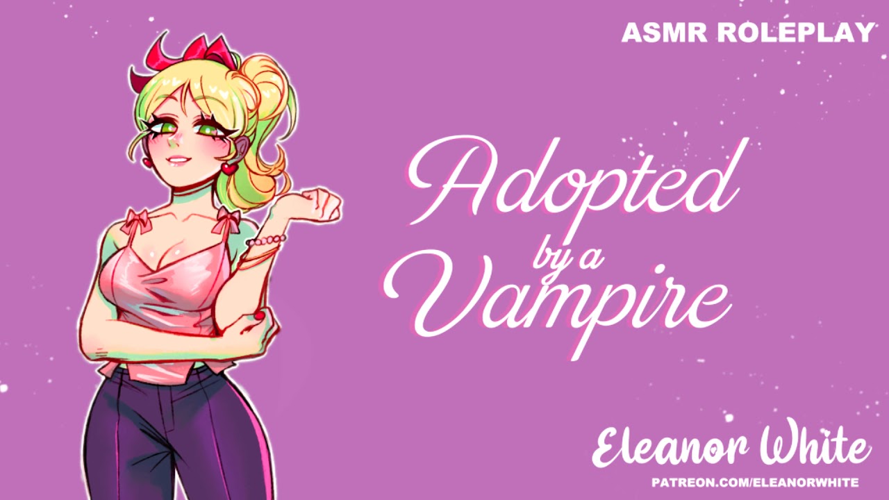 ASMR Roleplay: Adopted by a vampire [F4F] [Mute Catgirl] is adopted by a [Caring vampire][Sweet]