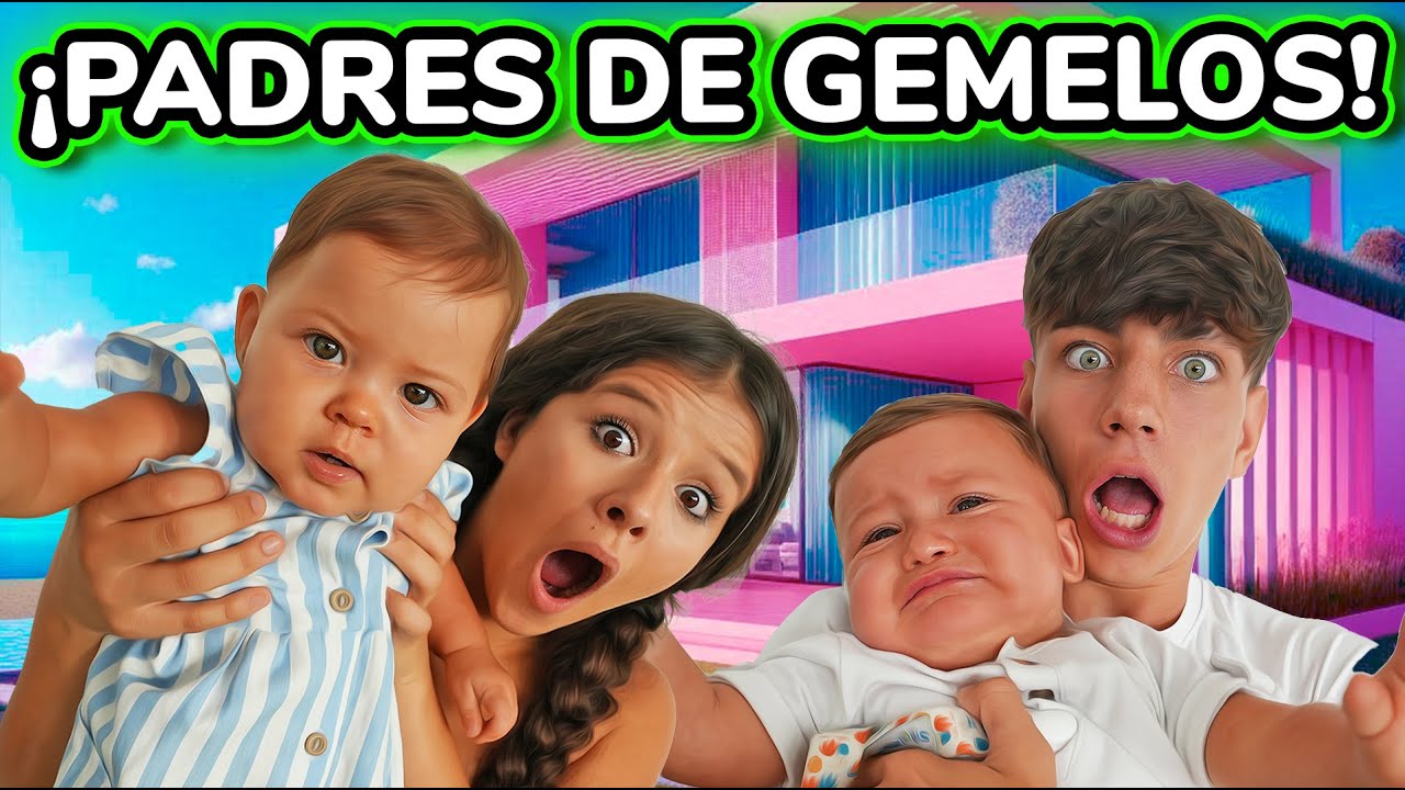 🍼​ ¡¡PADRES de BEBES GEMELOS por 24 HORAS con MI NOVIO!! 👶🏻 *inesperado*