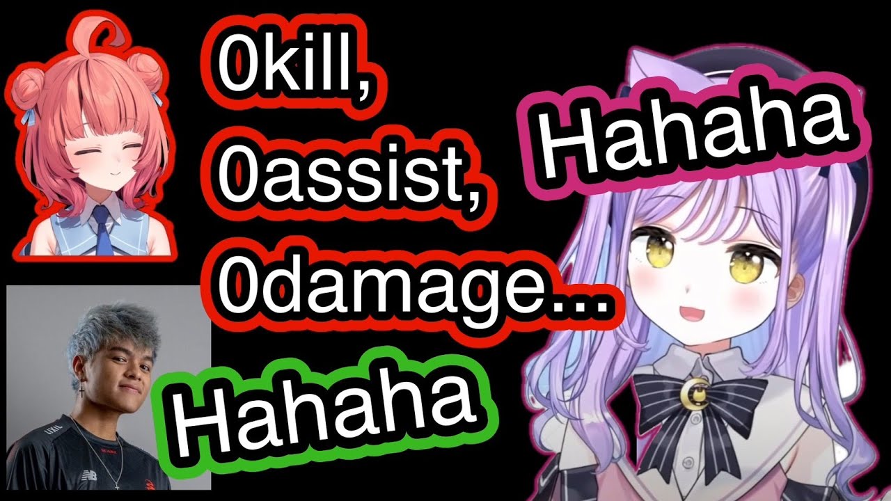 【Eng sub】Runa and Euriece burst out laughing at Akarin odd behavior【vspo/Shinomiya Runa/APEX/clips】