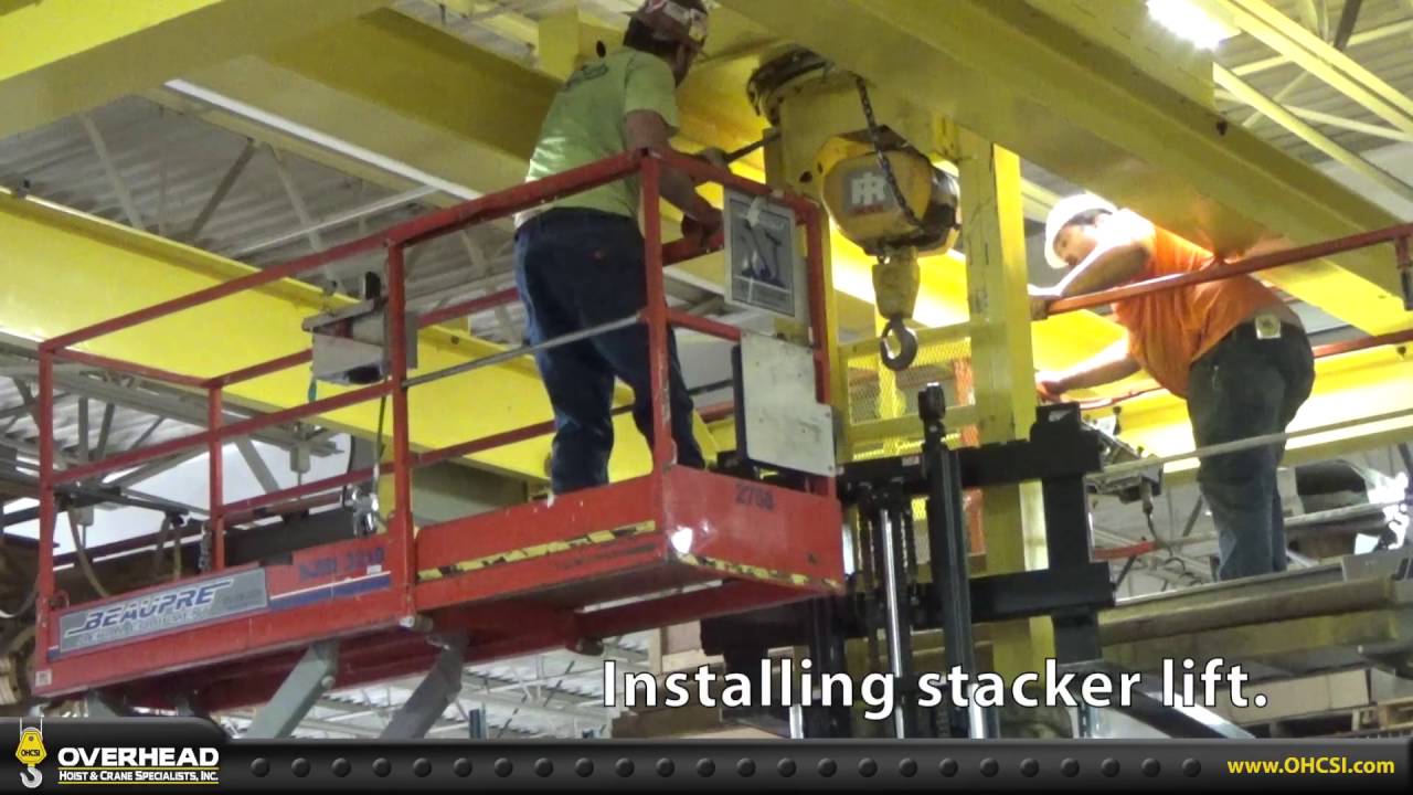 Installing a Stacker Crane