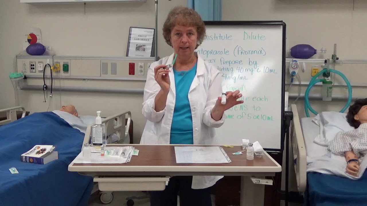 Reconstituting and Diluting IVP Medications