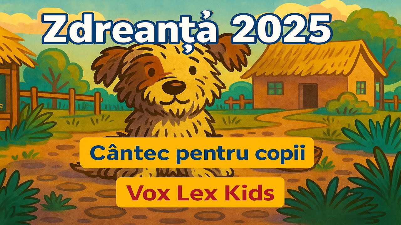 Zdreanță 2025 – Cântec pentru copii | Vox Lex Kids 🎵 Povestea cățelului poznaș