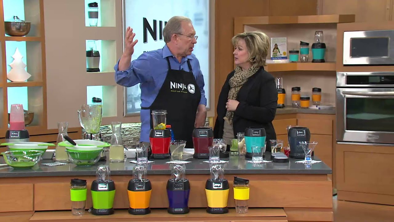 Nutri Ninja 1000 Watt Pro Blender w/ Nutrition Guide & Recipes with Carolyn Gracie