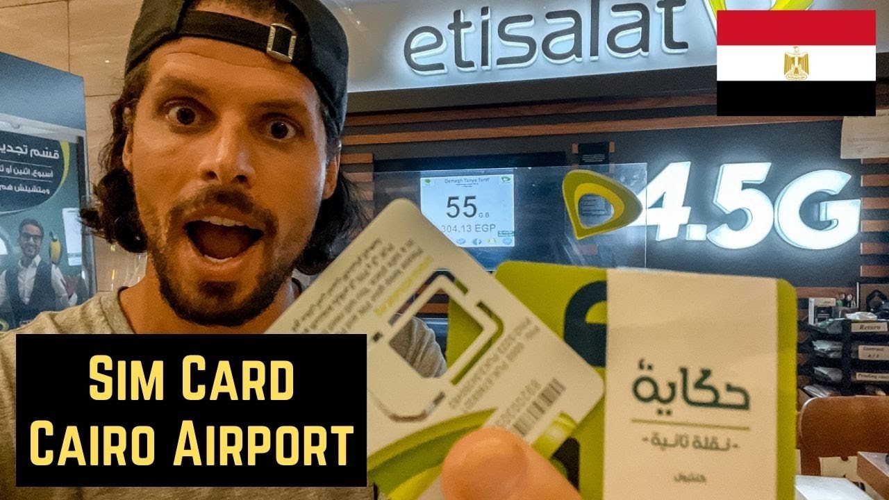 Как купить SIM-карту в аэропорту Каира в 2025 году